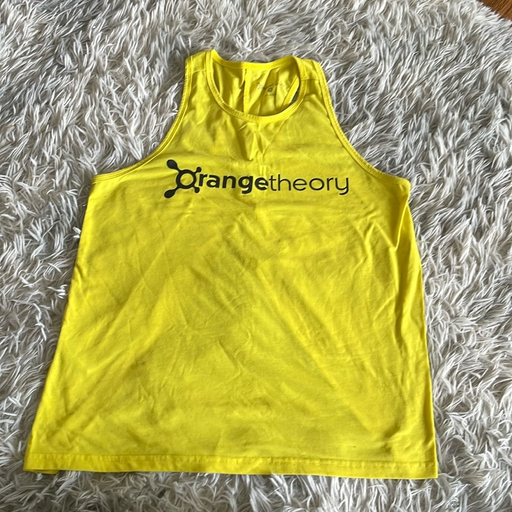 Gently used Orange 🍊 theory tank top